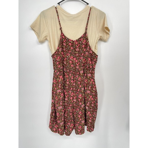 GIRLS Colorful Planet Floral Mesh Dress with Tee Size XXL - Picture 5 of 6